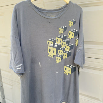 2000s Nike Thrashed Faded Stained Distressed Tee