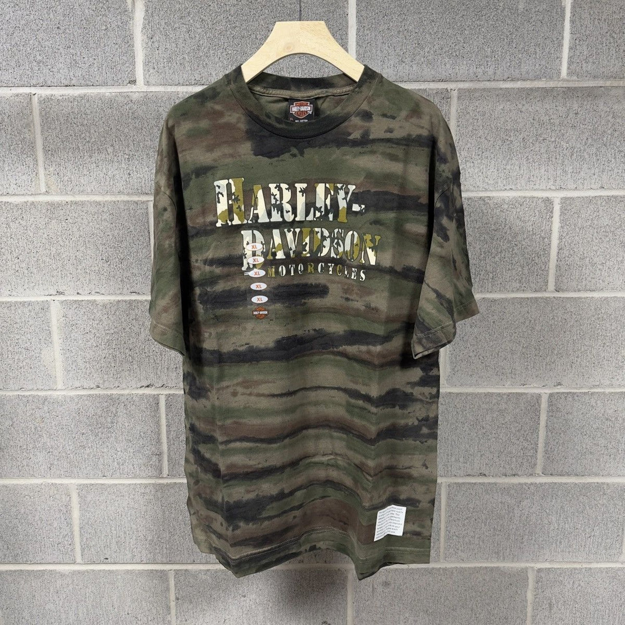 2000s Harley Davidson Camo Tee