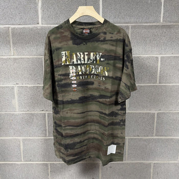 2000s Harley Davidson Camo Tee