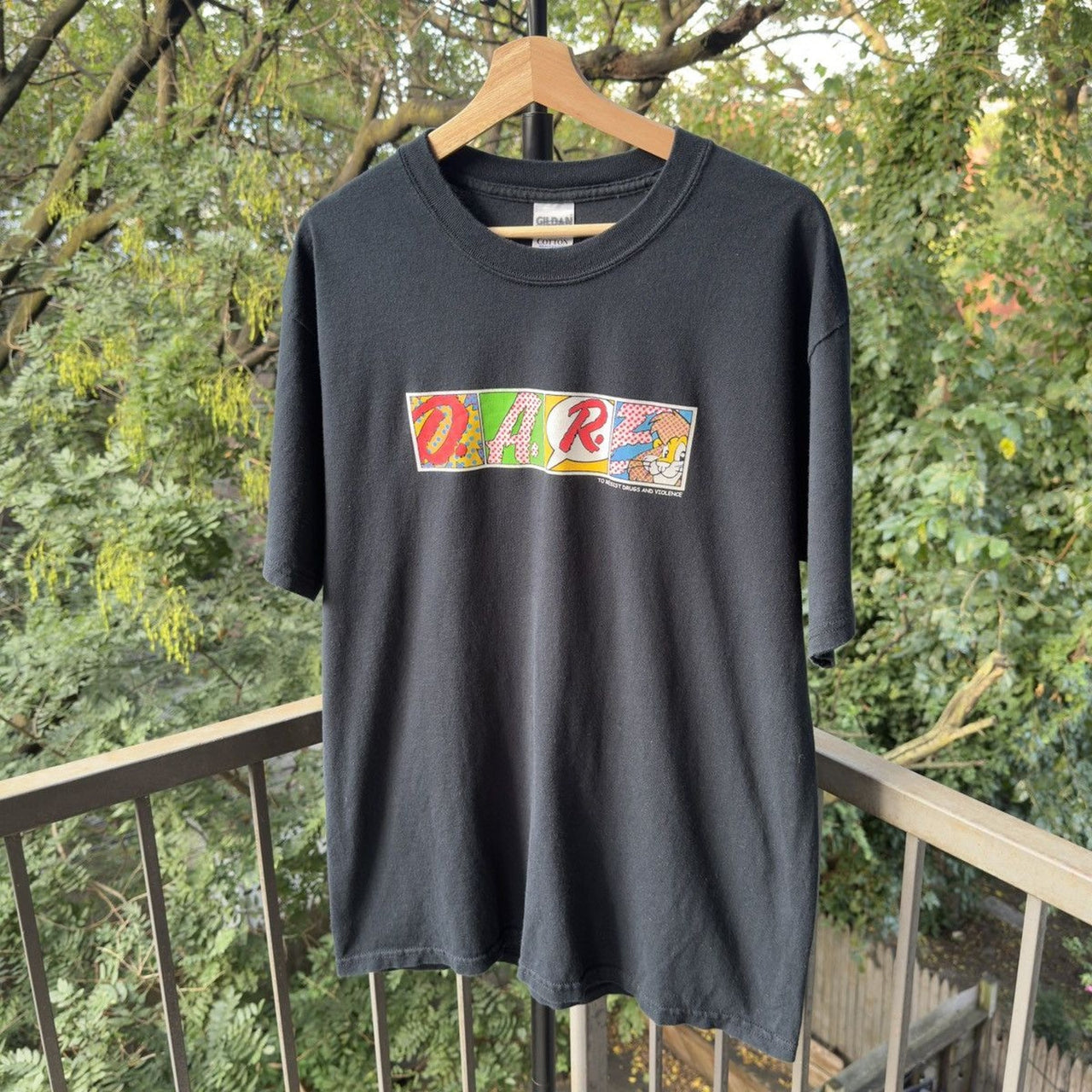 2000s Dare Resist Drugs Acid Tab LSD Tee
