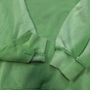 Sudadera con capucha Nike Soccer verde descolorido de gran tamaño de la década de 2000