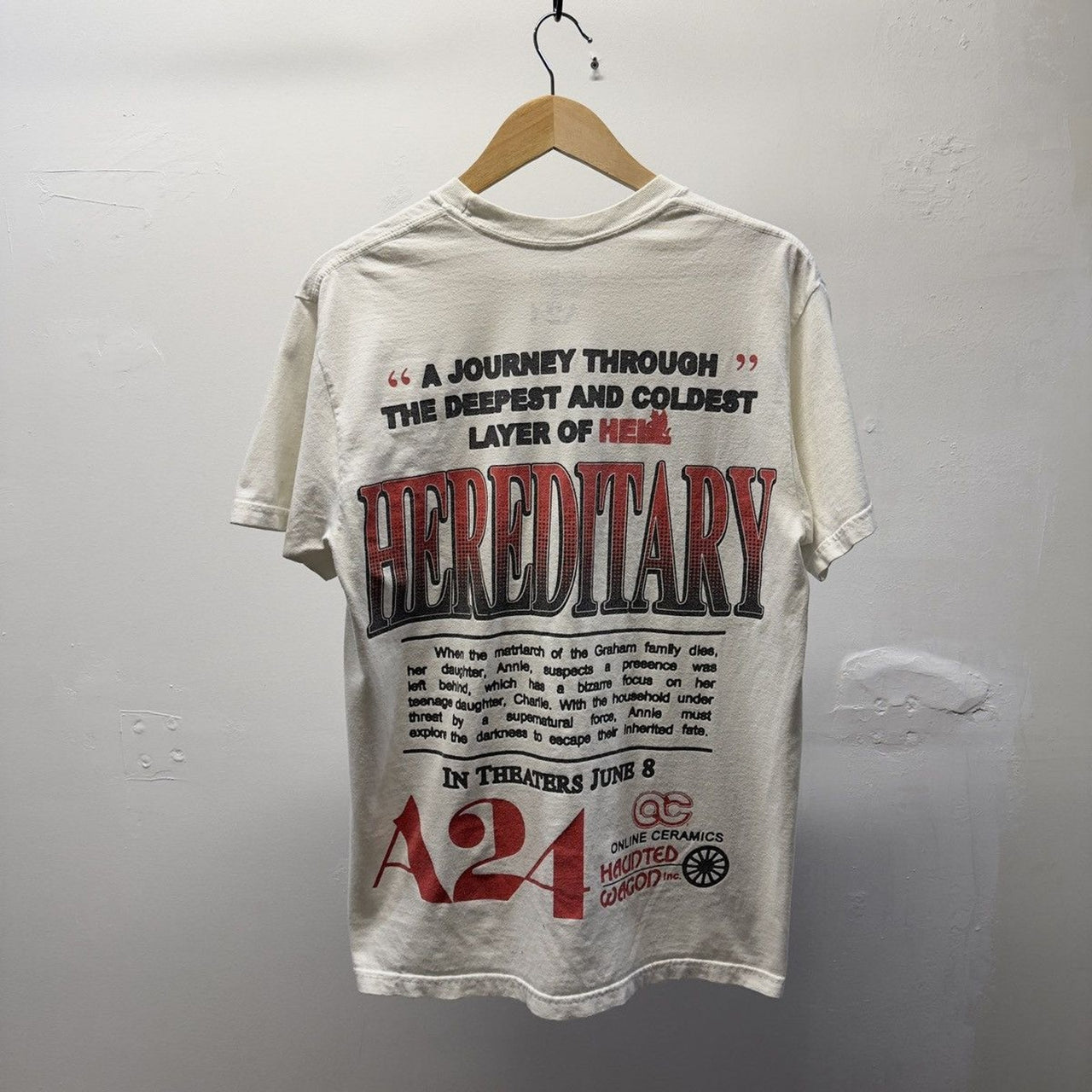 A24 Online Ceramics Hereditary Tee Faded