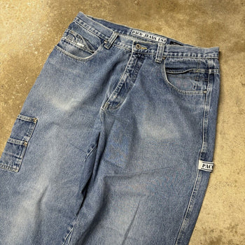 1990S PACO JEANS BAGGY FADED DENIM SKATER CARPENTER JEANS