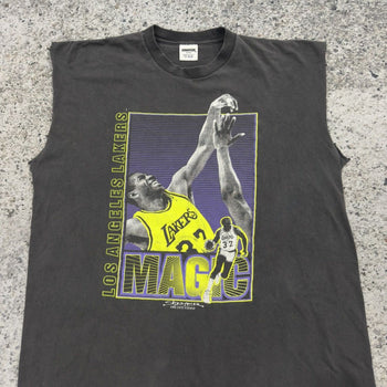 1990s Magic Johnson Starter Faded Thrashed Tank Top Tee