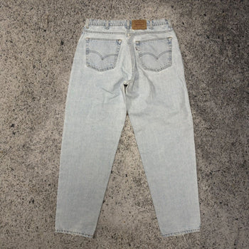 Vaqueros Levi's 560 de corte holgado, cónicos, lavado claro y descolorido, de los años 90
