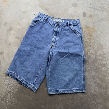 1990s BUGLE BOY BAGGY CARPENTER DENIM SKATER JEAN SHORTS JORTS