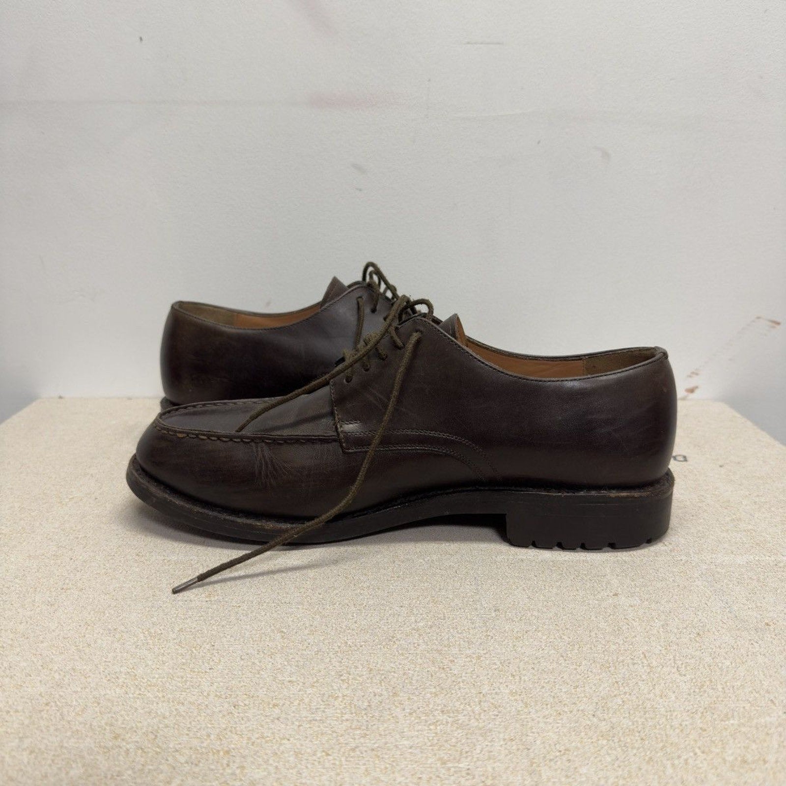 Vintage 2000s Polo Ralph Lauren Brown Leather Derby