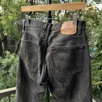 1980s Levi's 501 Black Denim Jeans Made in USA