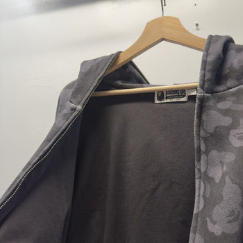Bape Camo Print Shark Full Zip Hoodie