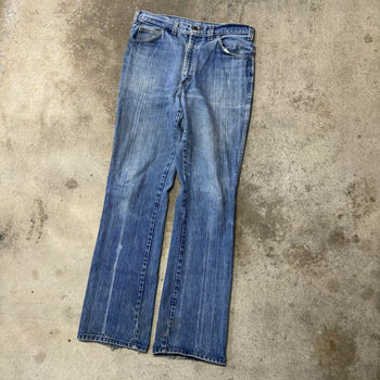 1970s DICKIES BOOTCUT FLARE TALON DENIM JEANS