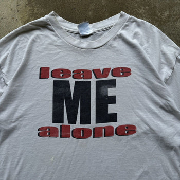 1990s THRASHED LEAVE ME ALONE FADED TEE