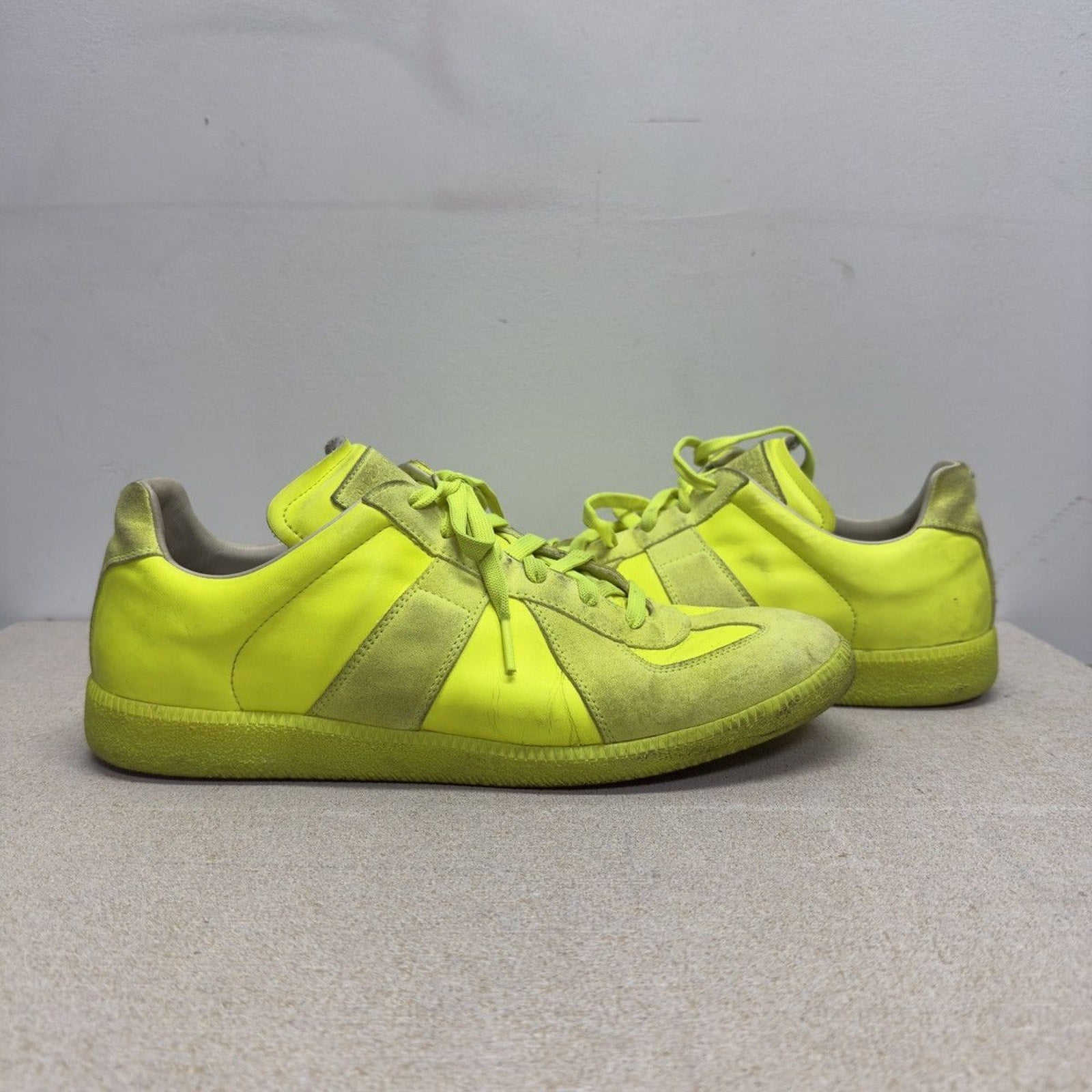 Maison Margiela Replica GAT Volt Yellow Sneakers