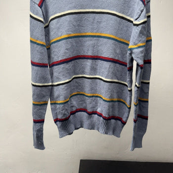 1990s Striped Knit Sweater ERD ERL Grunge Skater Chrome