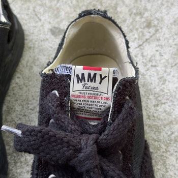 MAISON MIYHARA YASUHIRO OG HANK LOW BLACK WHITE SHOES