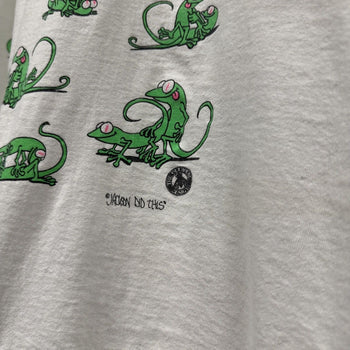 1990s Faded Thrashed Lizard Sex Shirt ERD Grunge Pornstar