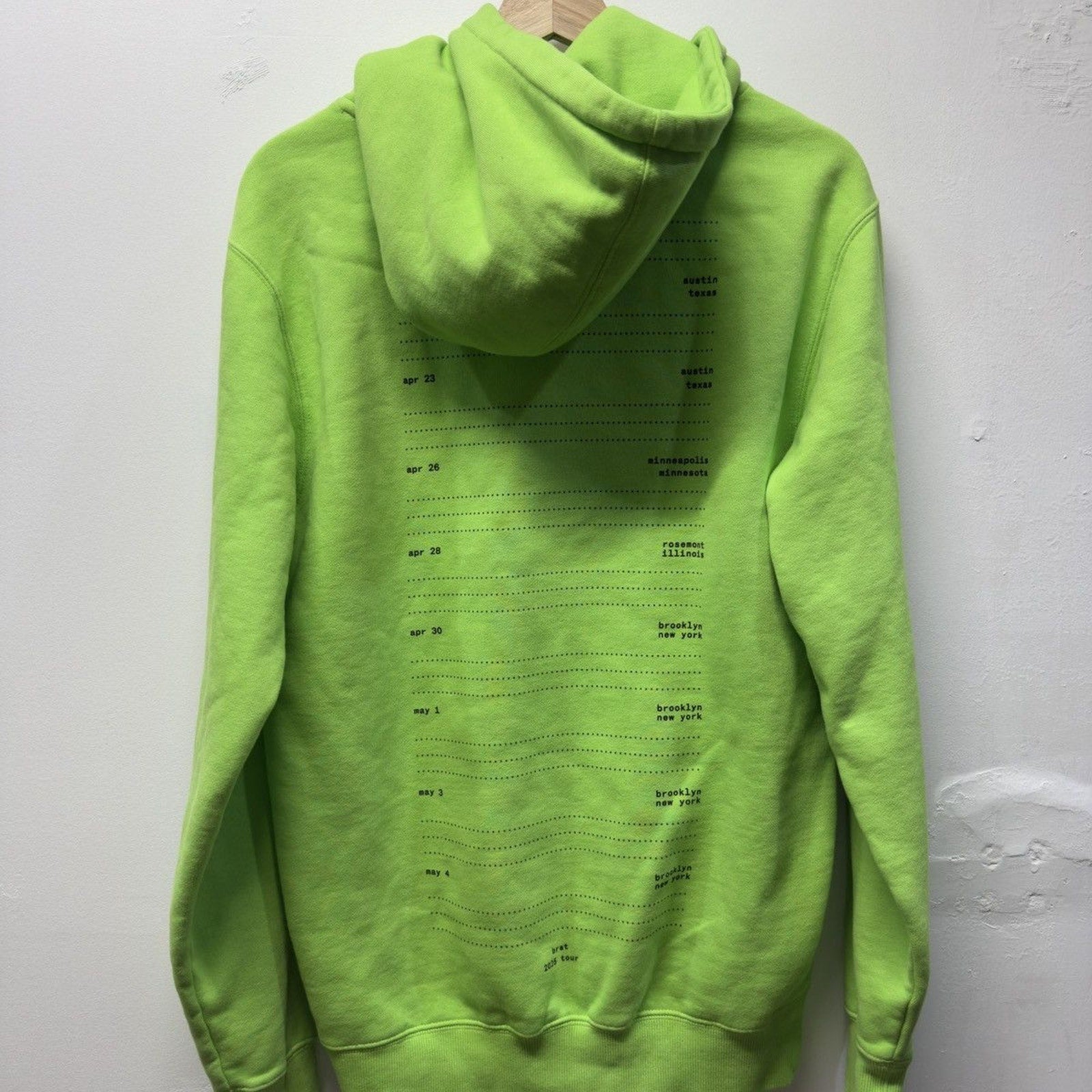 Charli XCX Brat Tour Hoodie