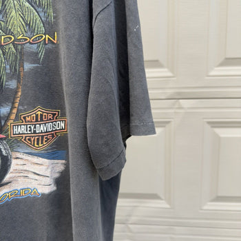 1990s Harley Davidson Running Wild Thrashed Faded Tee