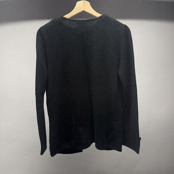 1980s Women's Saks Fifth Ave Laura Yang Knit Cardigan Twinset Sweater