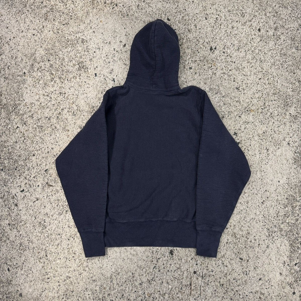 1990s Camber Heavyweight Faded Navy Blue Hoodie