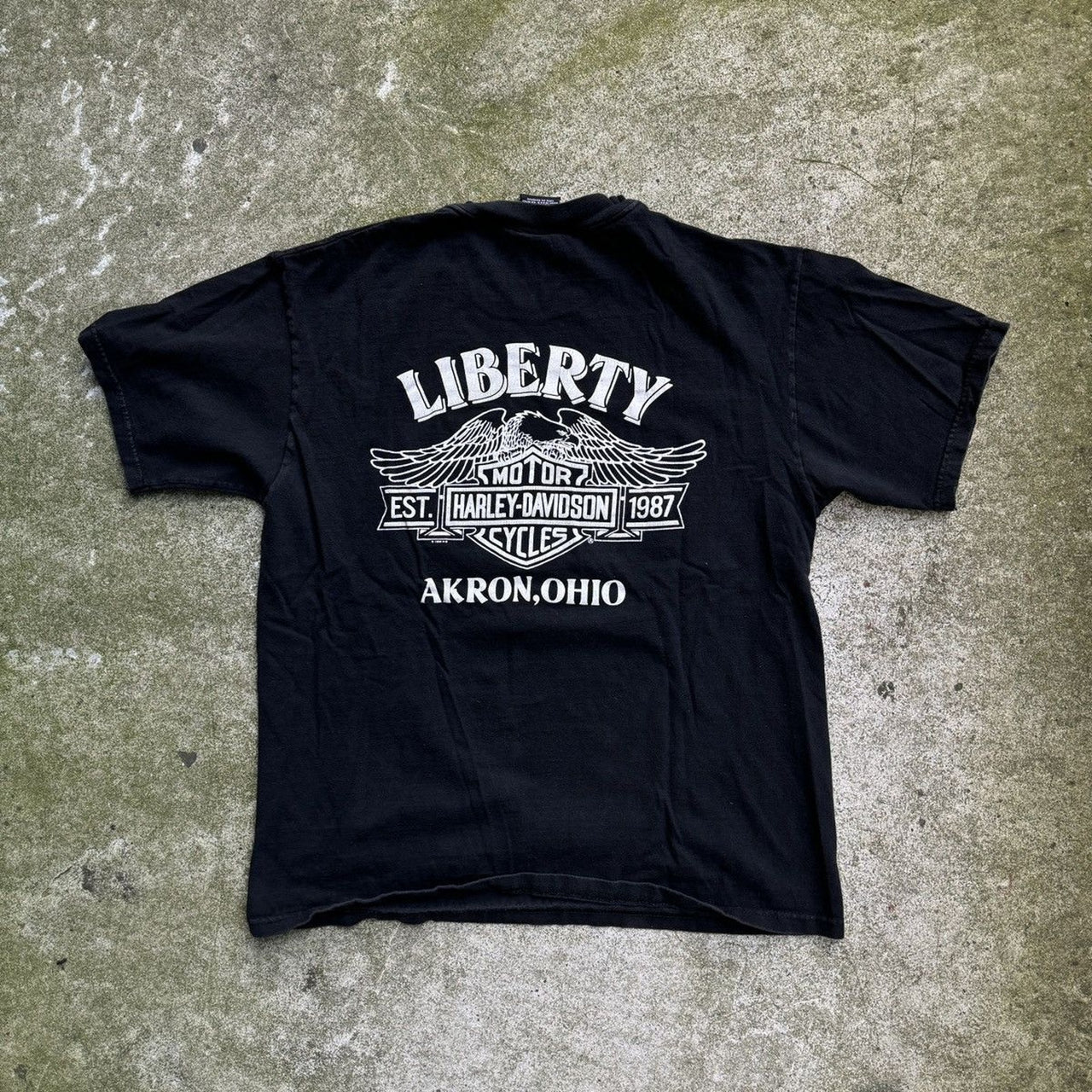 Camiseta con el logotipo de Harley Davidson de los años 90