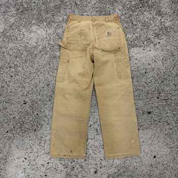 1990s Carhartt Thrashed Faded Double Knee Pants