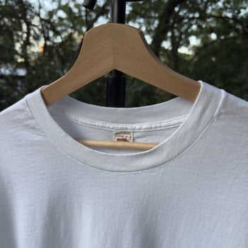 1980s Blank White Paper Thin Tee
