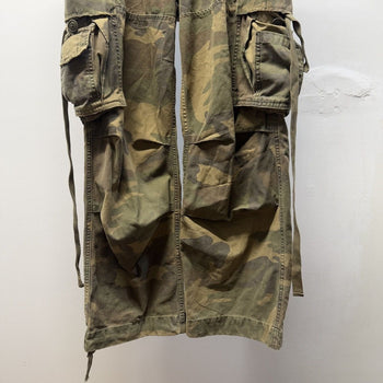 Vintage 2000s Abercrombie & Fitch Camo Paratrooper Cargo Pants
