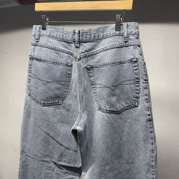 1990s Thrashed Faded Baggy Wide Leg Skater Jeans