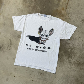 2000s FADED EL NINO PUNK CHIHUAHUA DOG TEE