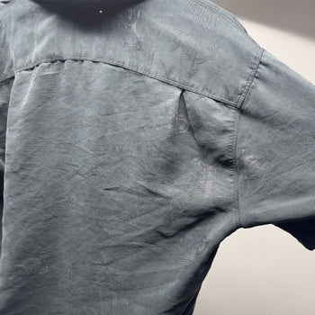 2000s Harley Davidson Motorcycles Silk Rayon Shirt