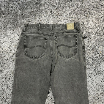 1990S THRASHED FADED DISTRESSED LEE DENIM JEANS