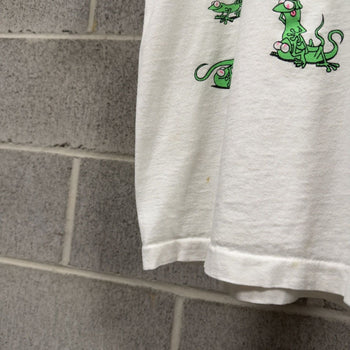 1990s Faded Thrashed Lizard Sex Shirt ERD Grunge Pornstar