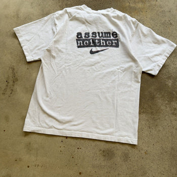 1990s NIKE WEAKER SEX ASSUME NEITHER TEE