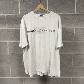2000s Harley Davidson Thrashed Faded Distressed Tee