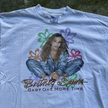 1990s Y2K BRITNEY SPEARS BABY ONE MORE TIME TEE