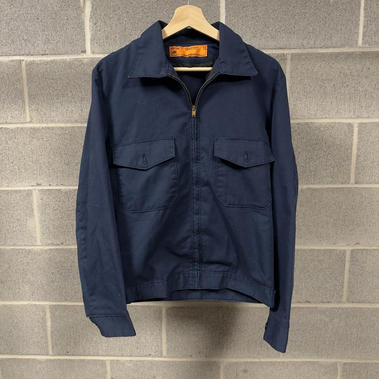 1990s Made in USA Zip Up Work Jacket