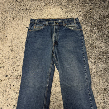 Vintage 1990s Levi's 517 Made in USA Faded Bootcut Flare Jeans