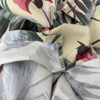 1990s Polo Ralph Lauren Loop Collar Aloha Floral Shirt - Made in USA