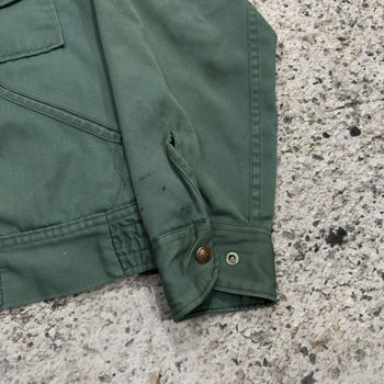 1980s Faded Thrashed Dickies Zip Up Work Jacket