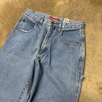 1990s UNIONBAY FADED BAGGY WIDE LEG DENIM SKATER JEANS