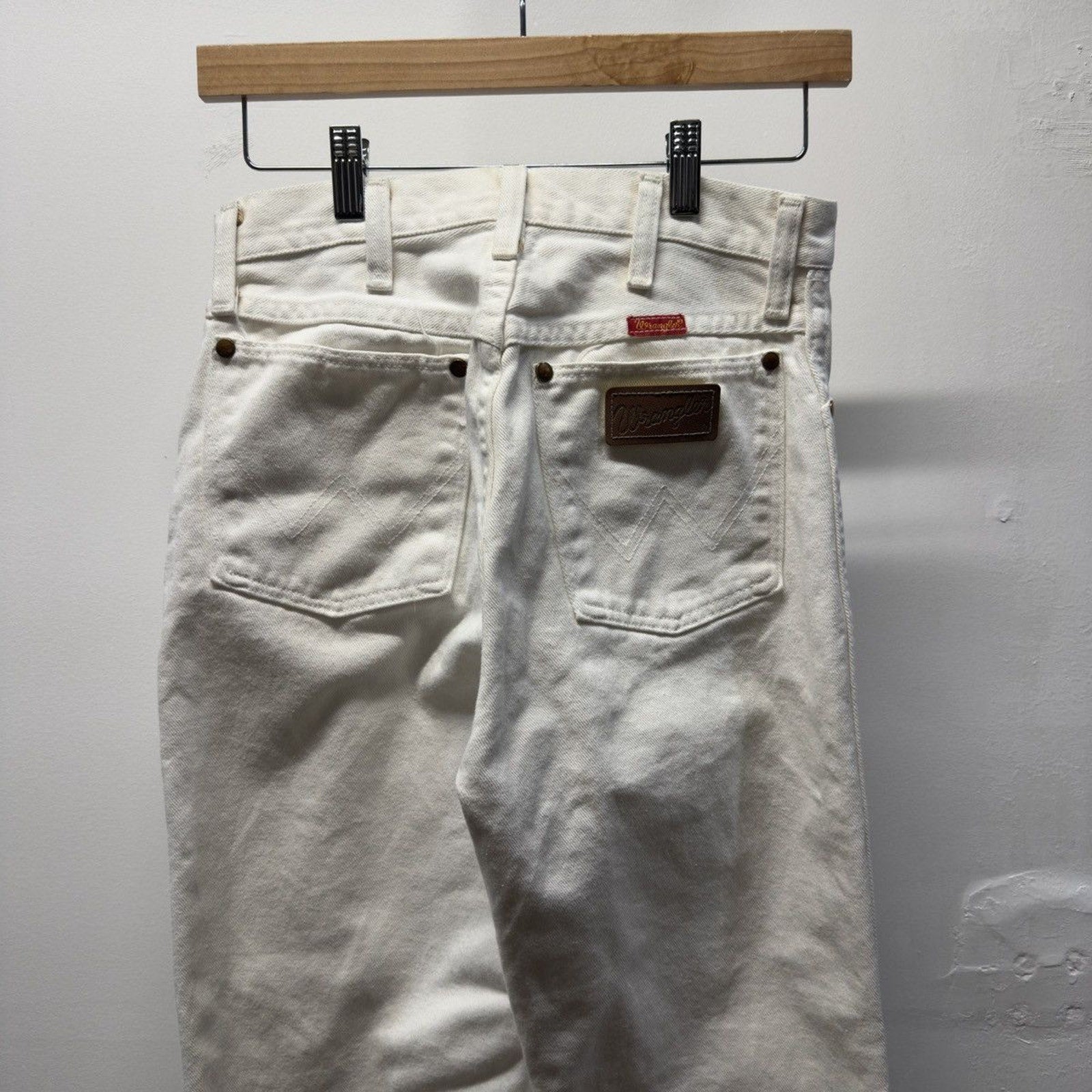 1980s Wrangler White Denim Jeans Women's