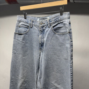 1990s Thrashed Faded Baggy Wide Leg Skater Jeans