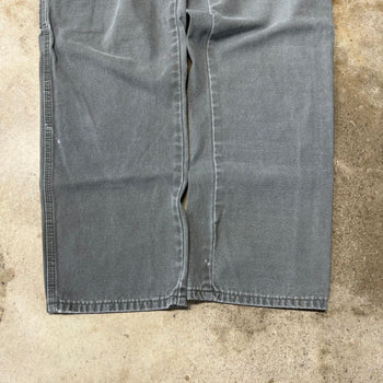 2000S DICKIES CARPENTER BAGGY GREEN CANVAS PANTS