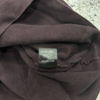 BALENCIAGA BURGUNDY LOGO PULLOVER HOODIE