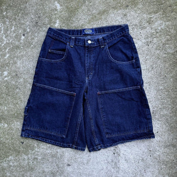 1990s LEE PIPES BMX BAGGY DENIM SKATER JEAN SHORTS JORTS