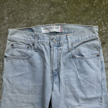 2000S LEVI’S 527 LOW BOOT CUT FADED DENIM JEANS