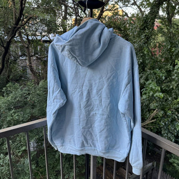Sp5der Blue Rhinestone Hoodie