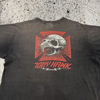 1980S TONY HAWK BIRDHOUSE POWELL PERALTA THRASHED SKATE TEE