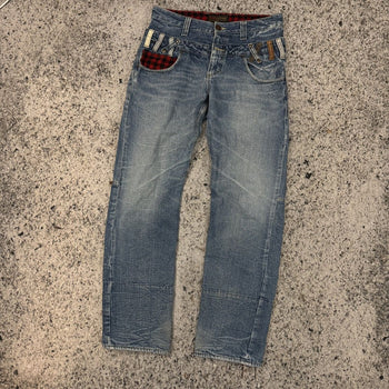 Exit Jeans Double Waisted Denim