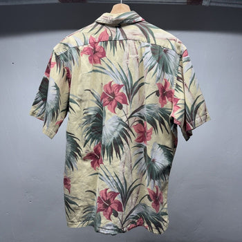 1990s Polo Ralph Lauren Loop Collar Aloha Floral Shirt - Made in USA
